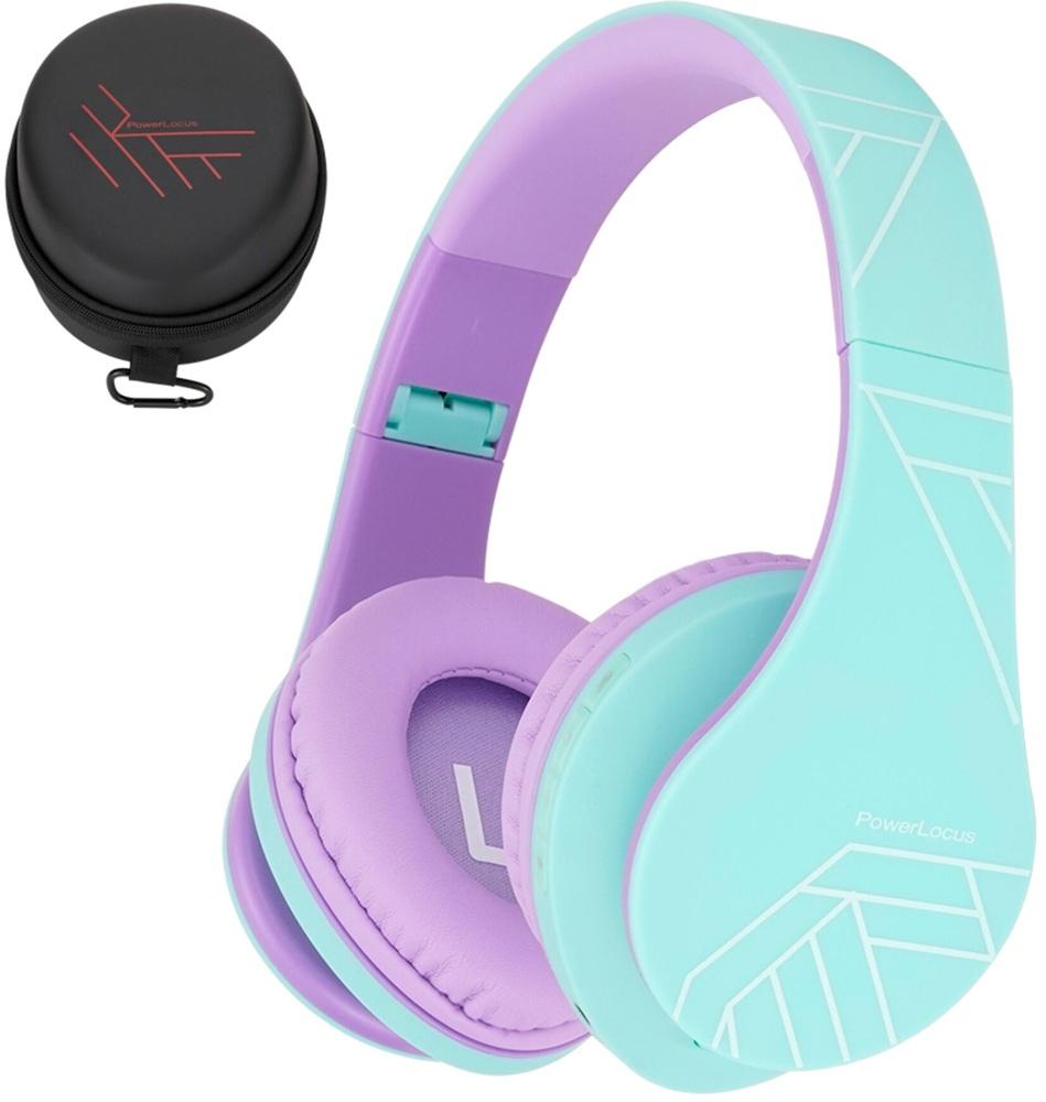 Auscultadores Infantil P2 (Turquesa/Roxo) - POWERLOCUS