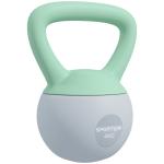 Kettlebell de 4 kg Pesa Russa Preenchida de Areia Metálica e Alça Antiderrapante 19x15x25 cm Verde