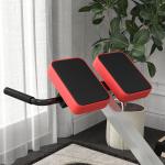 Cadeira Romana para Hiperextensões com Altura e Encosto Reguláveis, 120 kg, para Treino de Abdominais e Costas