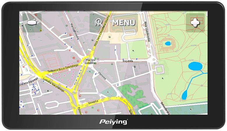 GPS 7 Alien 8GB + Mapa Europeu (Preto) - PEIYING