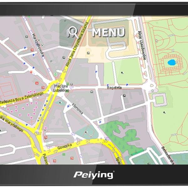 GPS 7 Alien 8GB + Mapa Europeu (Preto) - PEIYING