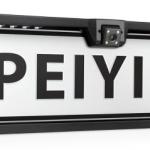 Placa Traseira de Matricula c/ Camara Marcha - a - Trás - PEIYING PY0105N