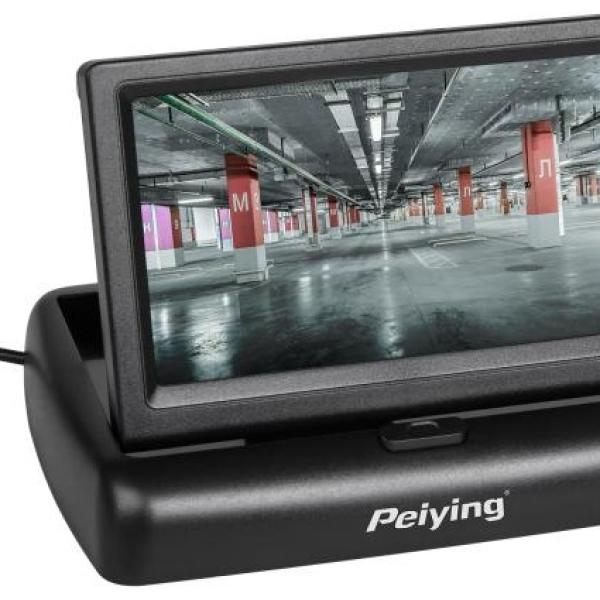Monitor Auto TFT 4,3 12V Rebatível - Peiying