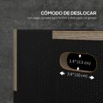 Caixa Pliométrica com 3 Alturas Diferentes para Treino de Força em Casa Ginásio CrossFit Carga 120 kg 76x61x51 cm Preto