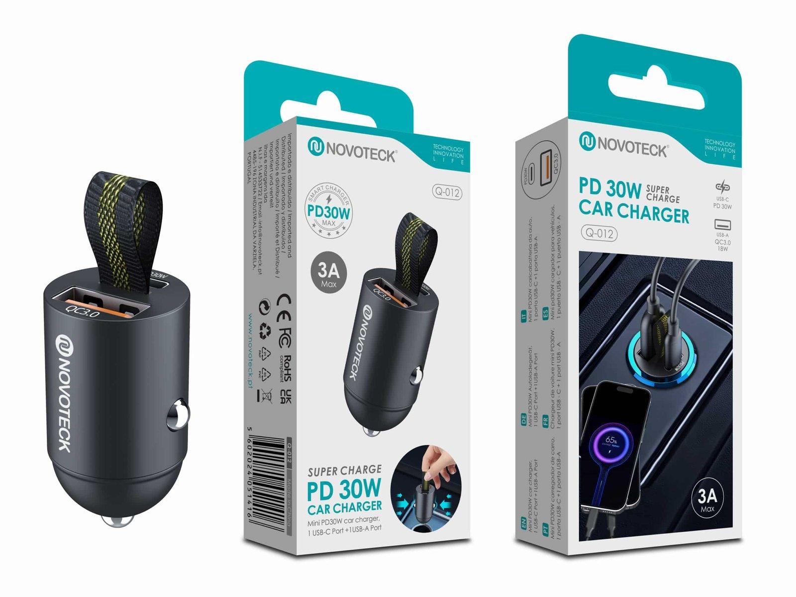 Carregador de Carro PD 30W Q-012