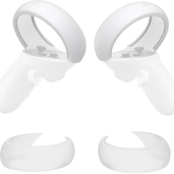 Capa Protetora p/ Controladores Meta Quest 2 (Branco) - KIWI DESIGN
