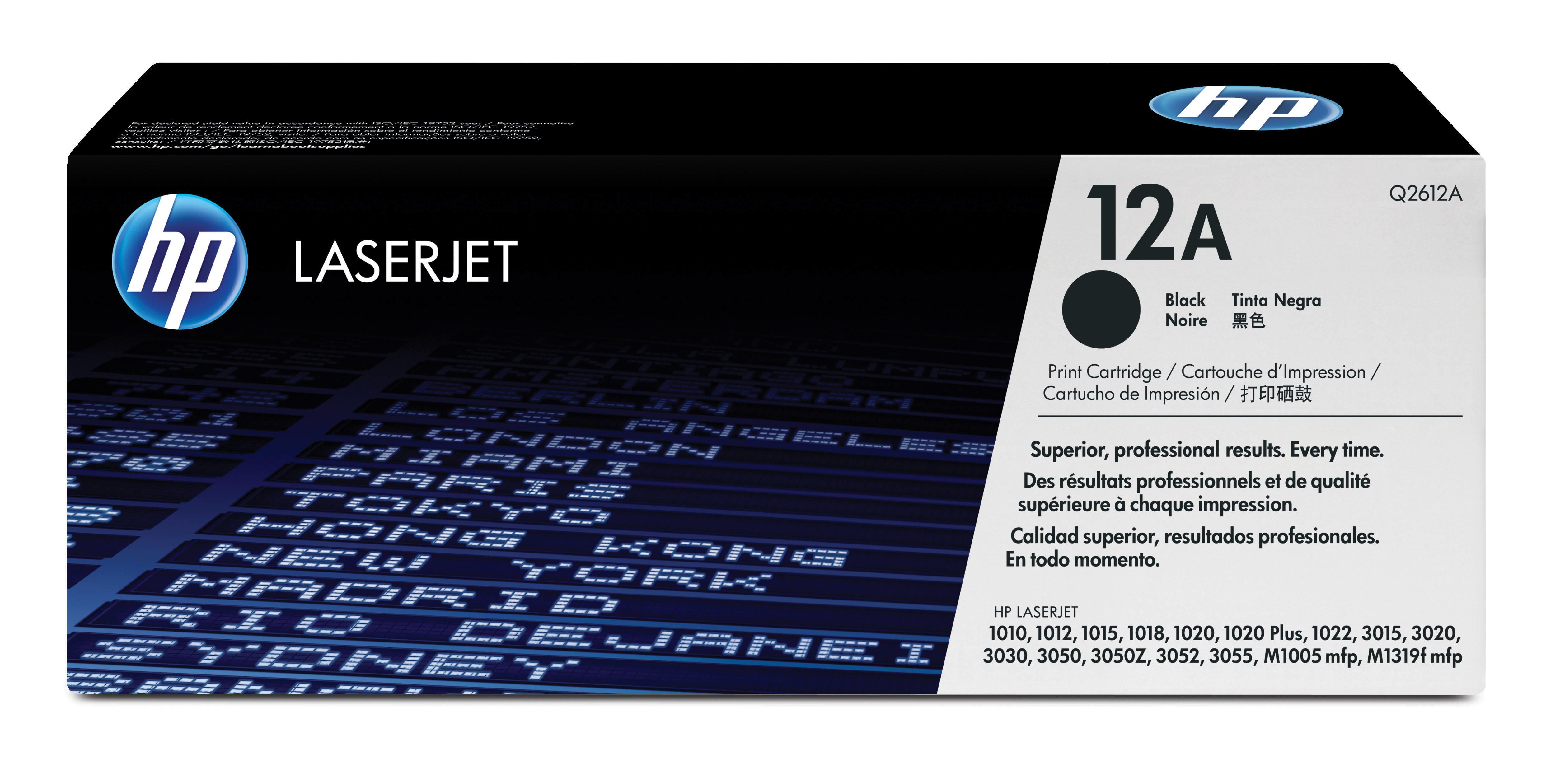 Toner 12A (Preto) - HP
