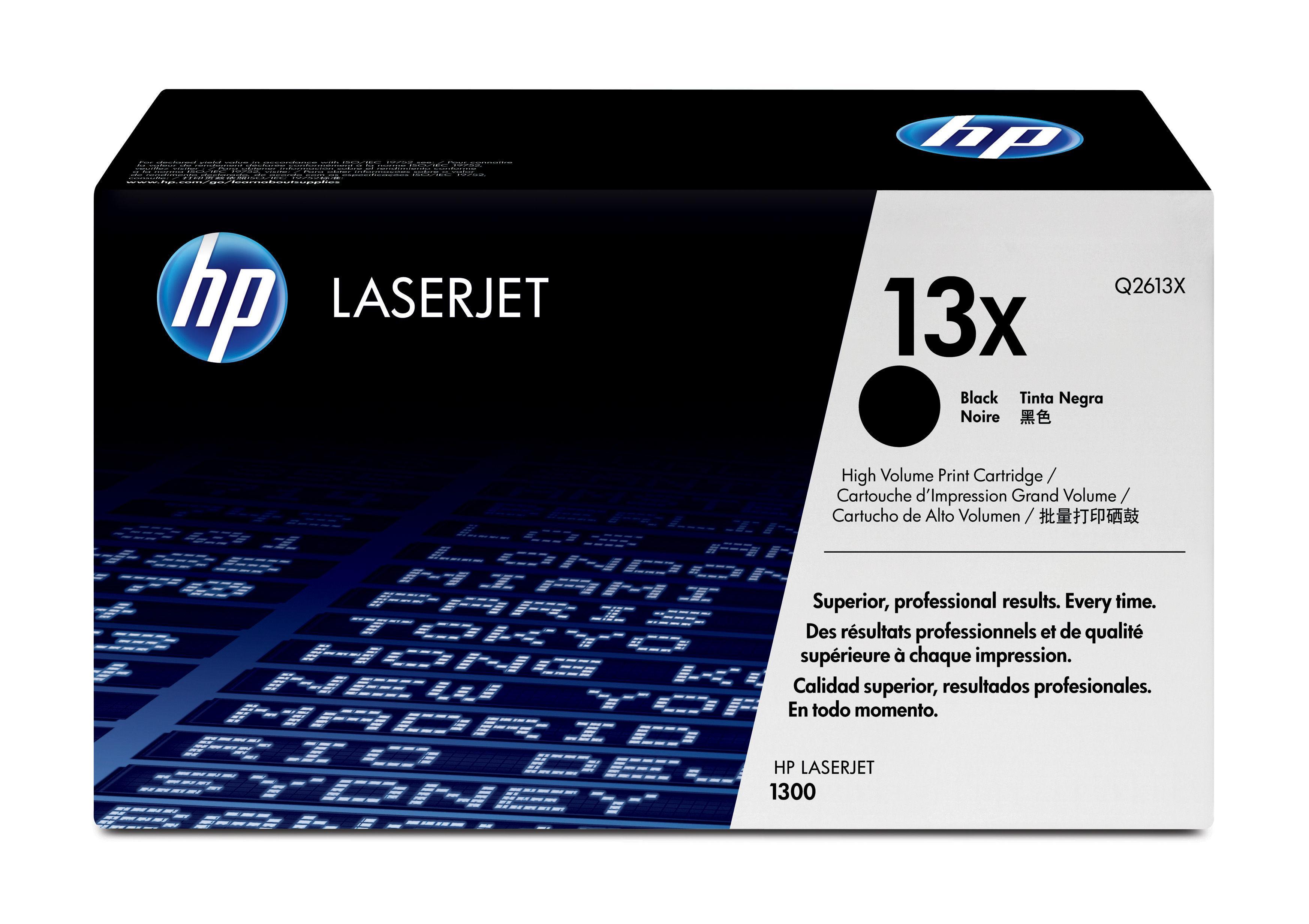 HP 13X Laser cartridge 4000páginas Preto