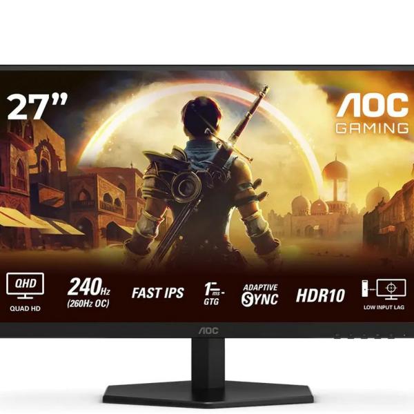 Monitor Gaming 27 Q27G42ZE Fast IPS QHD 240Hz (OC 260Hz) 0.3ms - AOC