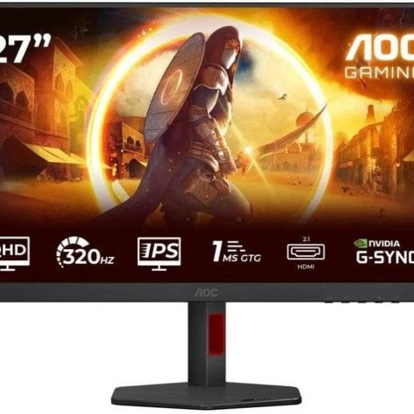 Monitor LED 27 G4 Q27G4SRU Quad HD (Preto/Vermelho) - AOC