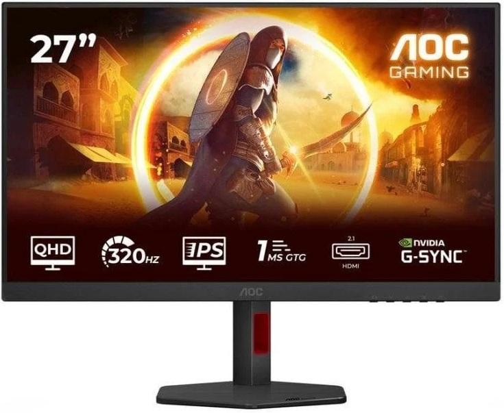 Monitor LED 27 G4 Q27G4SRU Quad HD (Preto/Vermelho) - AOC