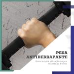 Kit de Halteres 15 kg 2 em 1 com Barra de Pesos Pega Antiderrapante para Treino de Força Preto Verde