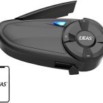 Intercomunicador Q7 p/ Capacete Motociclo (Preto) - EJEAS