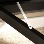 Mesa de Jantar Dobrável para 4 - 6 Pessoas com Rodas e Abas Rebatíveis para Cozinha 120x80x73 cm Cinzento