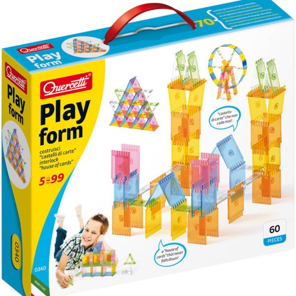 Jogo Construção Playform 60 pcs - QUERCETTI
