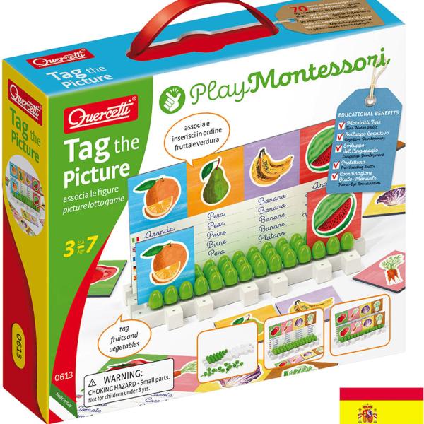 Play Montessori Tag The Picture - QUERCETTI