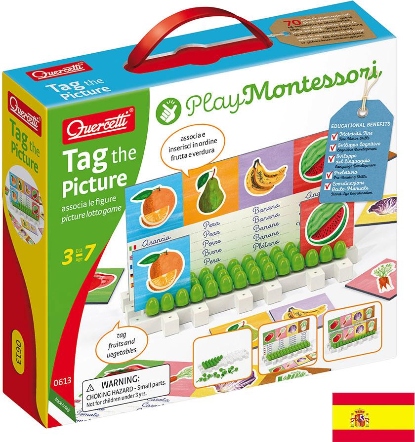 Play Montessori Tag The Picture - QUERCETTI