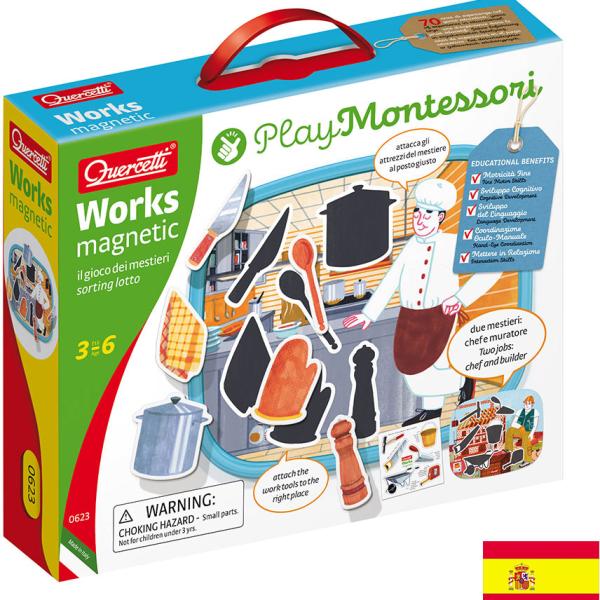 Play Montessori Works Magnetic - QUERCETTI
