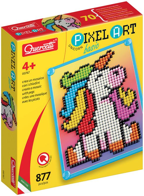Pegs Pixel Art Basic Unicórnio 877 pcs - QUERCETTI