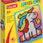 Pegs Pixel Art Basic Unicórnio 877 pcs - QUERCETTI