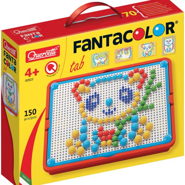 Jogo Arte Visual Pato Pixel Small 100 Pinos 5 Cores - QUERCETTI