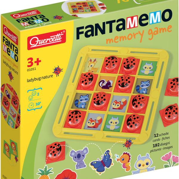 Fantamemo Joaninha 12 Cartões - QUERCETTI