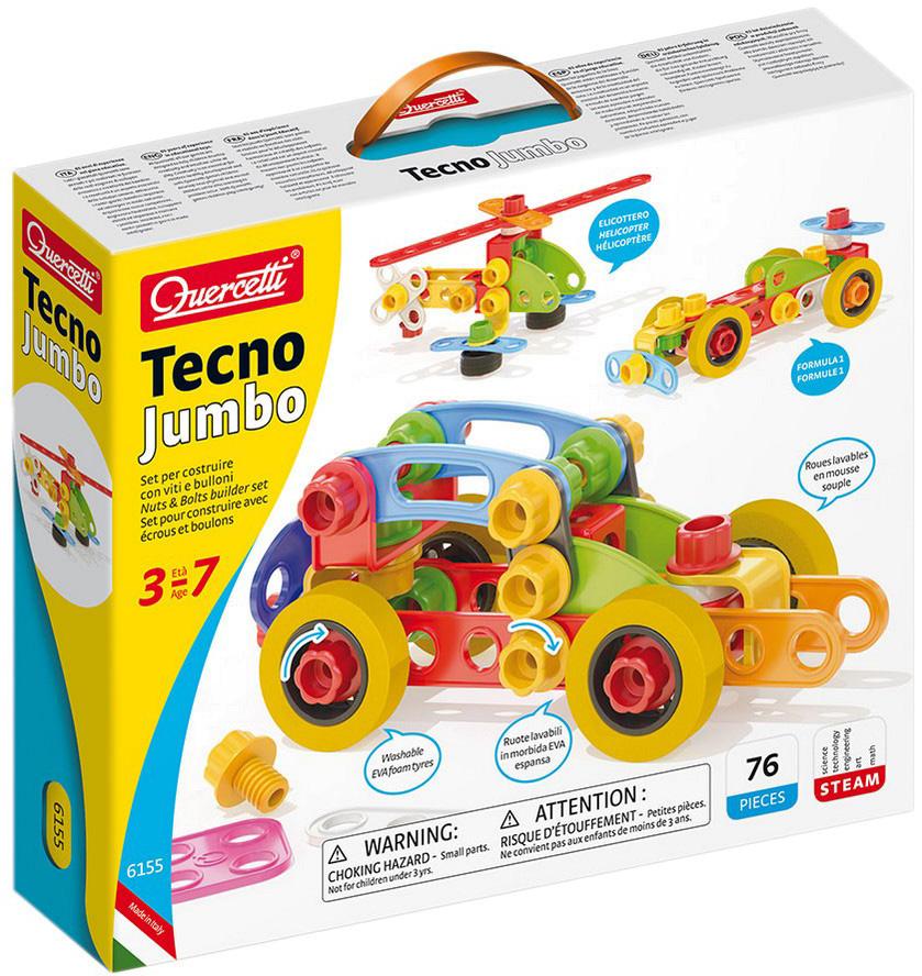 Tecno Jumbo Veículos 76 pcs - QUERCETTI