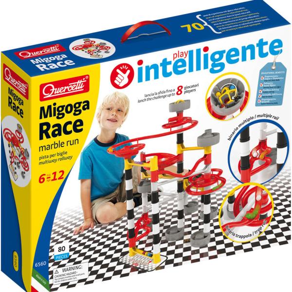 Jogo Labirinto Migoga Race 80 pcs - QUERCETTI