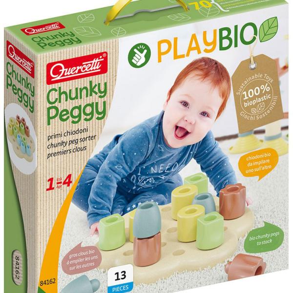 PLAYBIO Jogo Chunky Peggy 13 pcs - QUERCETTI