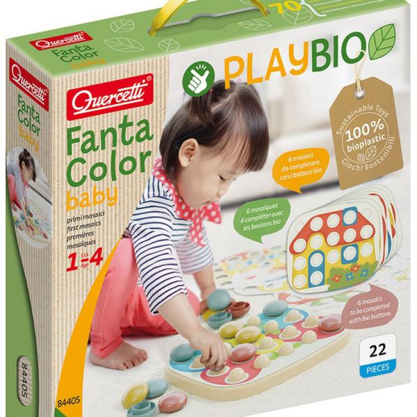 PLAYBIO Jogo FantaColor Bebé 28 pcs - QUERCETTI