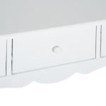 Mesa Consola Elegante Móvel de Entrada com 3 Gavetas 100x32x85cm Branco
