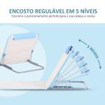 Conjunto de 2 Esteiras de Praia com Encosto Reclinável em 5 Níveis Bolsa de Transporte e Apoio de Cabeça 48x134x33 - 43 cm Branco Creme