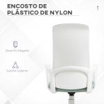 Cadeira de Escritório Ergonómica com Altura Ajustável Função de Inclinação e Encosto Alto 62x56x110 - 119,5 cm Verde