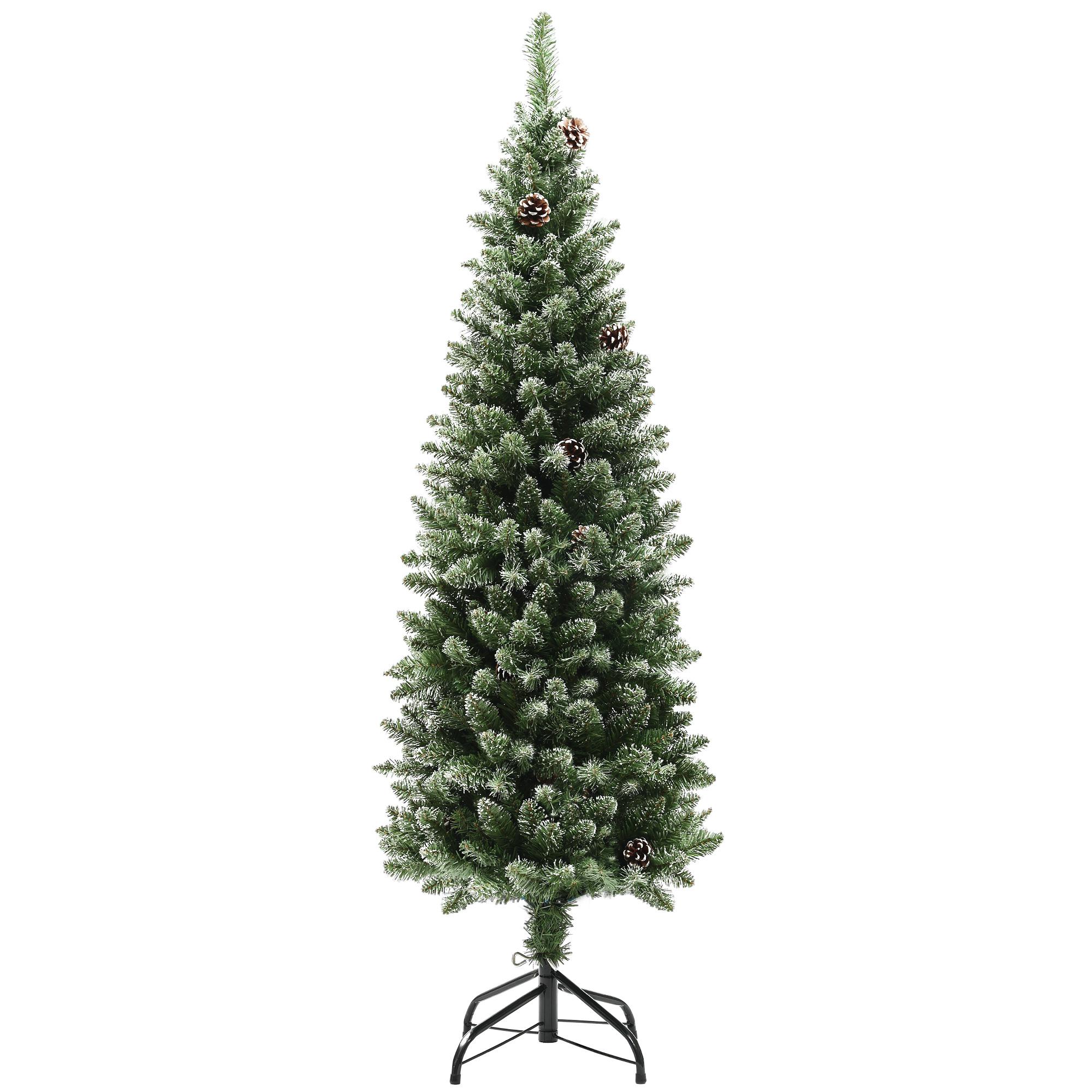 Árvore de Natal 150 cm Árvore de Natal Artificial com 395 Ramos e Suporte de Metal Árvore de Natal para Interior Verde
