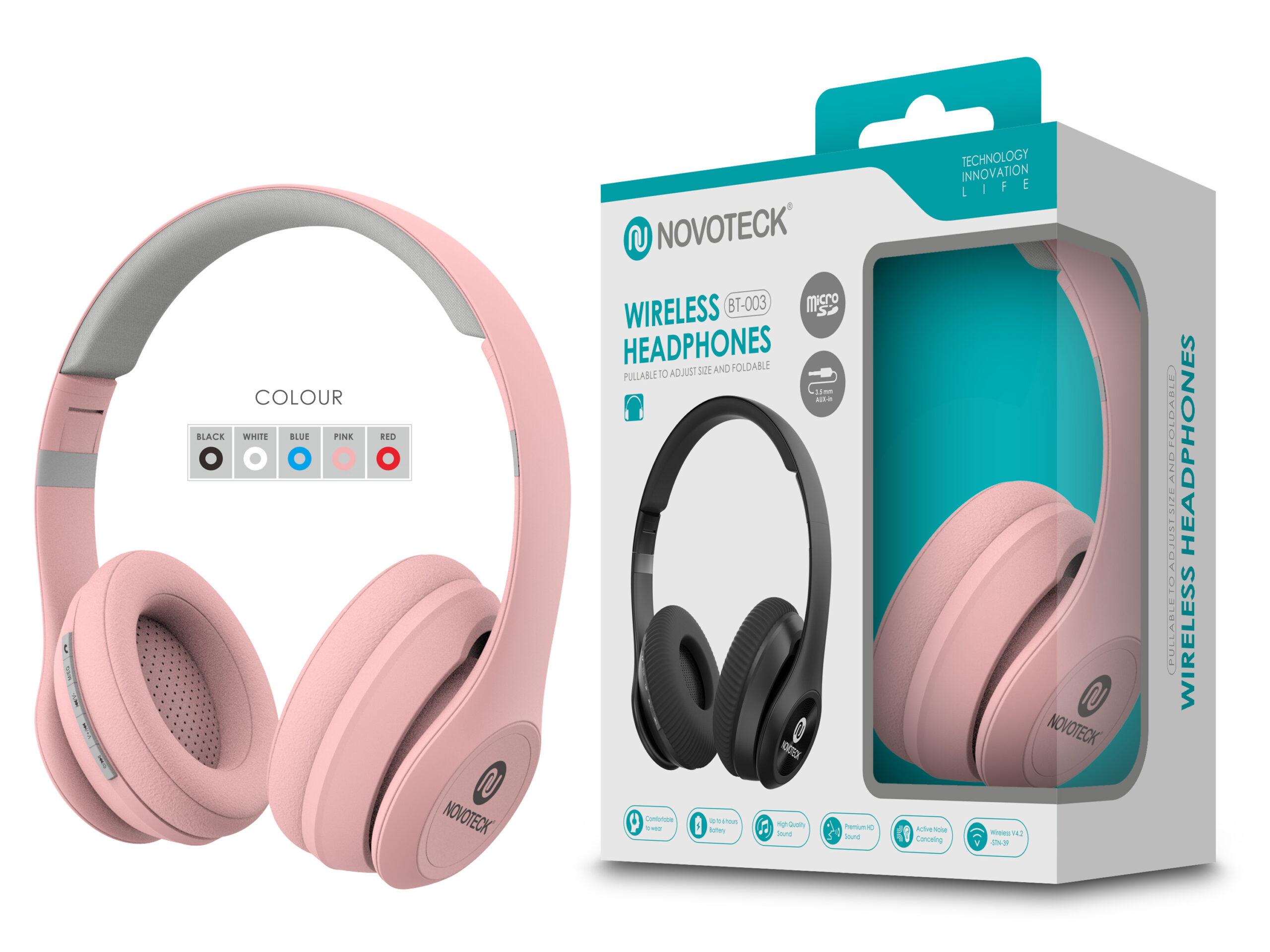 Auscultador Bluetooth Cor Da Rosa BT - 003