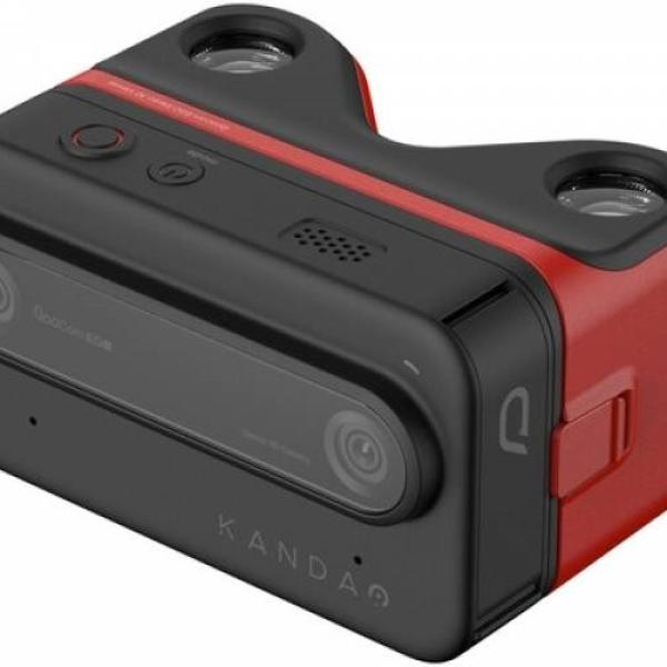 Câmara de Acção QooCam EGO 3D (Preto) - KANDAO