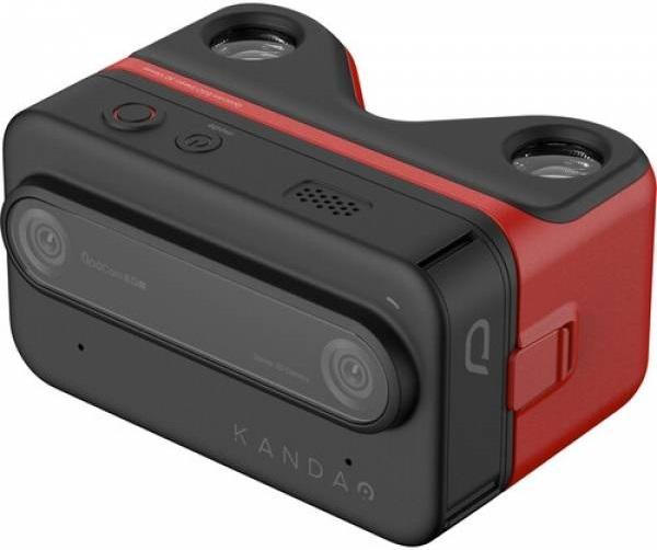 Câmara de Acção QooCam EGO 3D (Preto) - KANDAO