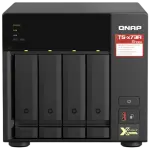 QNAP TS - 473A NAS 4 Bay Tower AMD Ryzen Embedded V1500B 8GB DDR4 Preto — Recondicionado