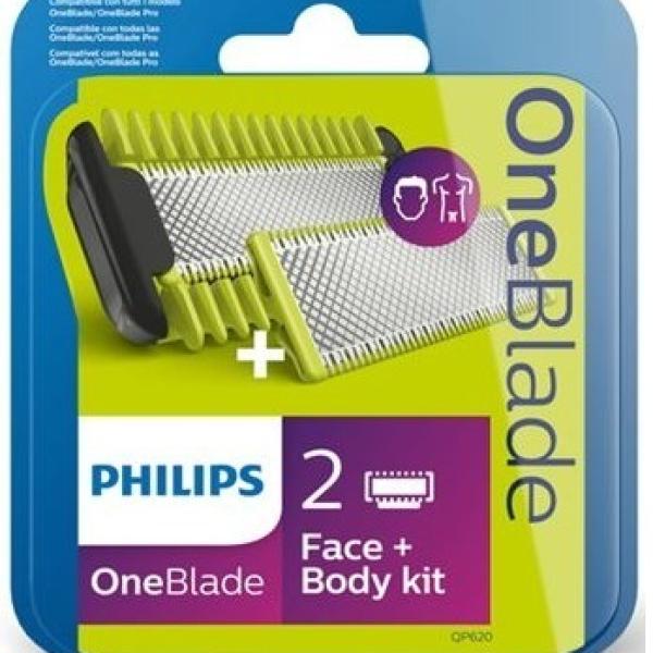 Recargas de Lâmina de Barbear Norelco OneBlade Face/Body Kit - PHILIPS