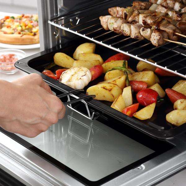 Mini Forno 32L 16000 com 3 Modos de Aquecimento Temperatura até 230 °C Temporizador 52,2x38,1x33,5 cm Prata
