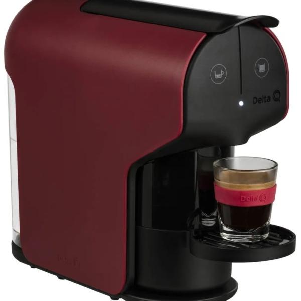 Máquina de Café Delta Q Quick (Vermelho) c/ OFERTA 30 Capsulas Deqafeinatus - DELTA