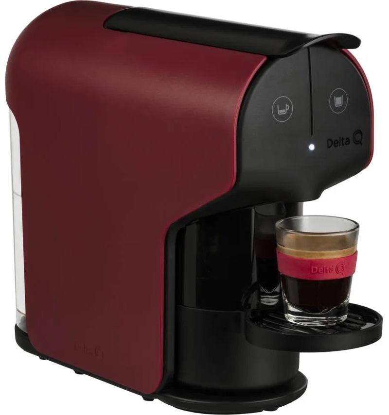 Máquina de Café Delta Q Quick (Vermelho) c/ OFERTA 30 Capsulas Deqafeinatus - DELTA