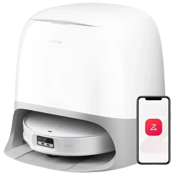 Aspirador Robot Qrevo Curv X + Estação Base (Branco) - ROBOROCK