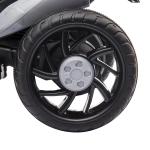 Motocicleta Elétrica Infantil com 3 Rodas para Crianças acima de 3 anos Triciclo com Pedal para Crianças Bateria 6V com Luzes Música Pneus Largos 86x42x52cm Vermelho e Preto