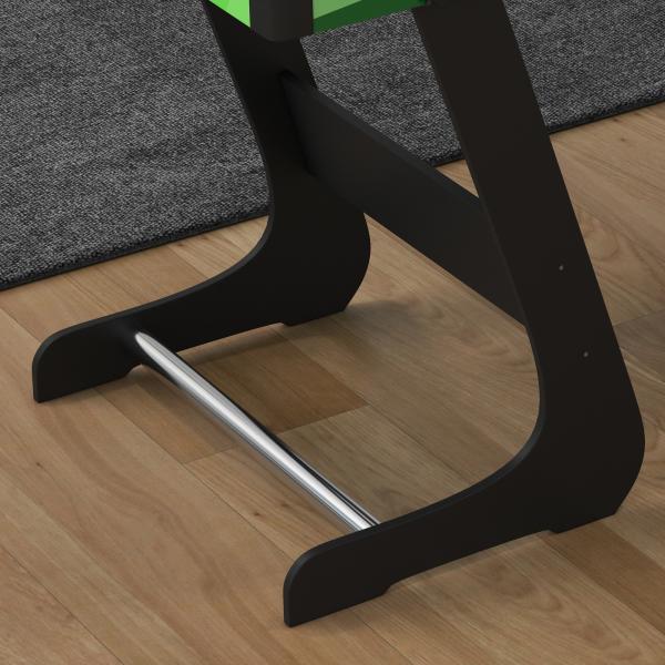 Mesa de Bilhar Dobrável com Acessórios Inclui 16 Bolas 2 Tacos Giz Triângulo e Escova 104x55,5x68 cm Verde