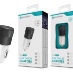 Carregador Automóvel Isqueiro Negro com Duas Portas USB 2.4A Q - 001