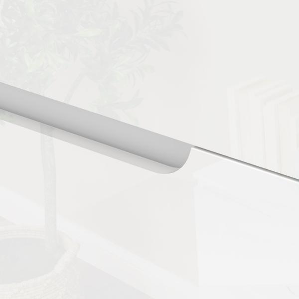Cómoda com 4 Gavetas Cómoda de Dormitório Moderna com Sistema Anti - Tombo 60x40x85 cm Branco