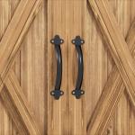 Armário de Jardim Abrigo de Madeira para Exterior com 2 Portas Magnéticas Abrigo para Ferramentas 77x55x72 cm Marrom