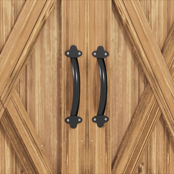 Armário de Jardim Abrigo de Madeira para Exterior com 2 Portas Magnéticas Abrigo para Ferramentas 77x55x72 cm Marrom