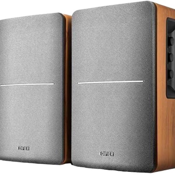Colunas Studio Bluetooth RCA AUX 42W R1280DB (Castanho) - EDIFIER